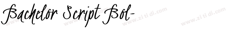 Bachelor Script Bol字体转换